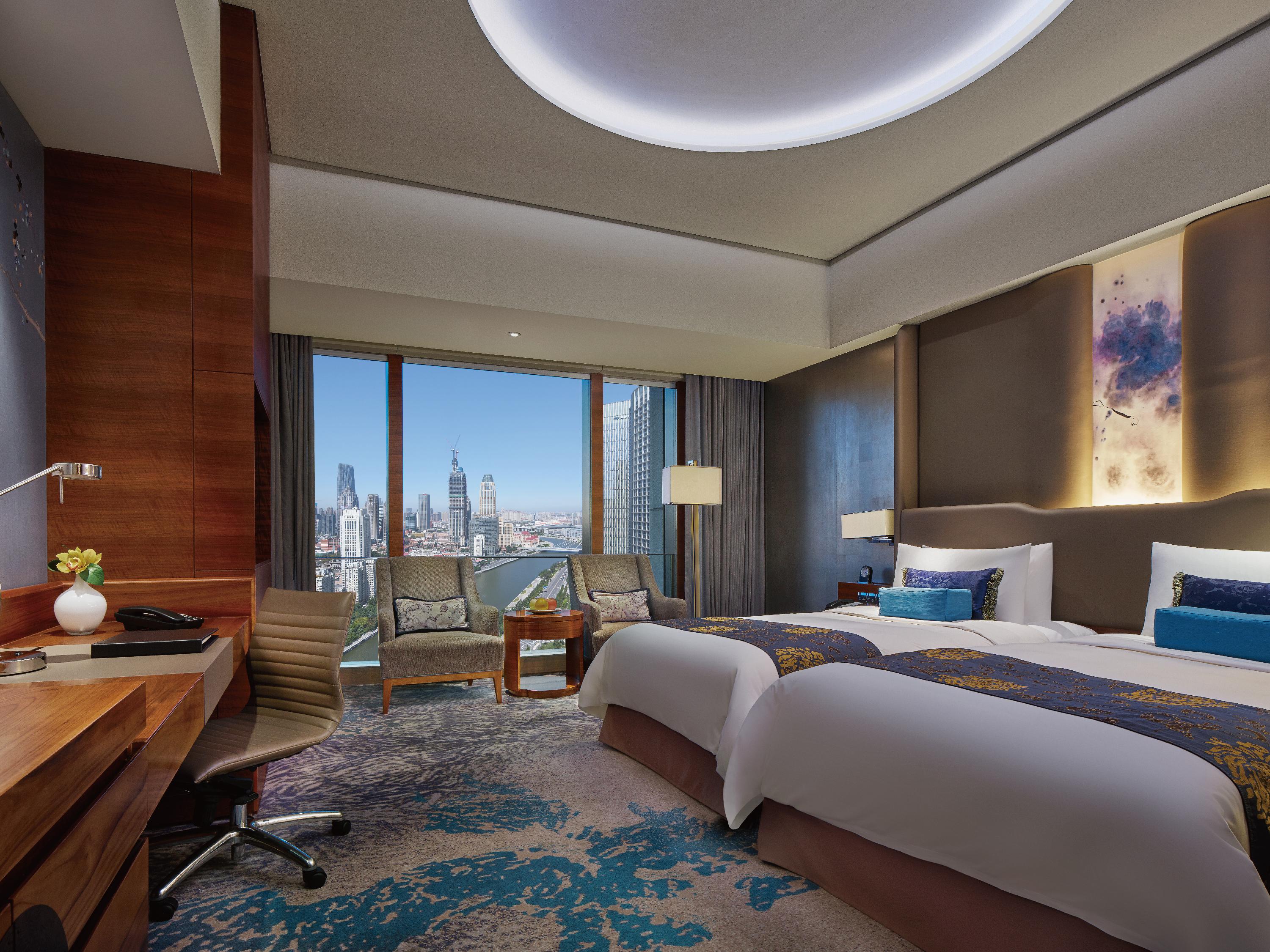 Shangri-La Tianjin Bagian luar foto