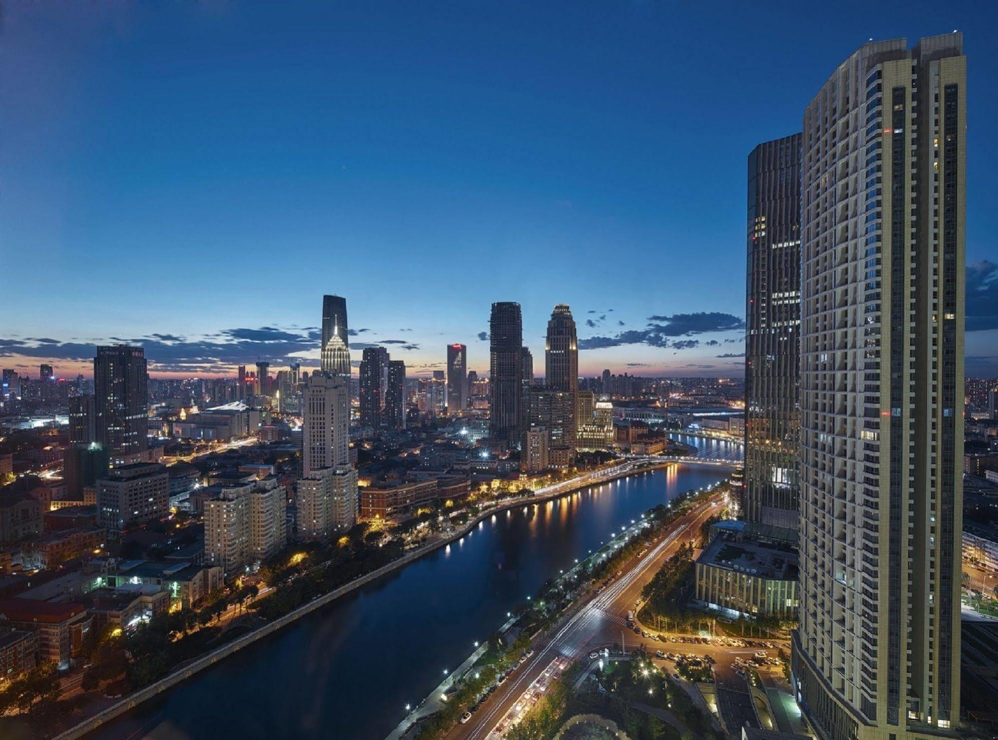 Shangri-La Tianjin Bagian luar foto